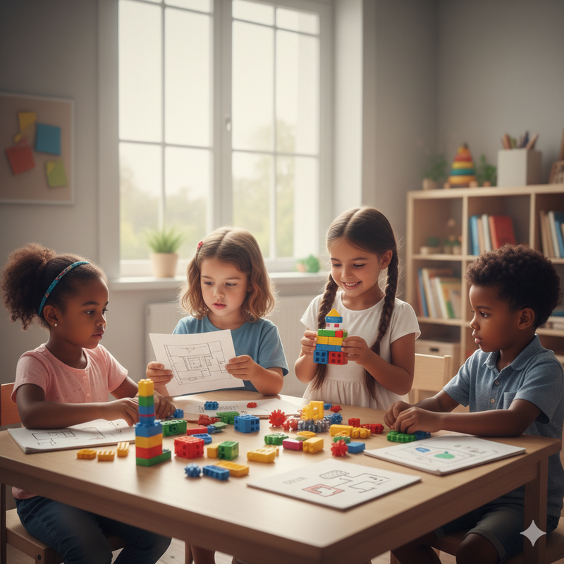 Wie Baustellen-Spielzeug die kognitive Entwicklung von Kindern unterstützt