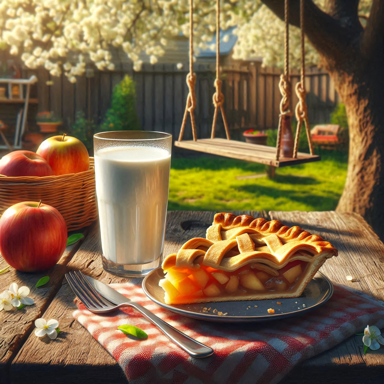 genießen sie einen köstlichen apfelkuchen mit einer knusprigen kruste und saftiger apfelfüllung – ein traditionelles deutsches dessert, das jeden begeistert.